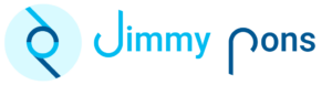 Logo Jimmy Pons azul turquesa